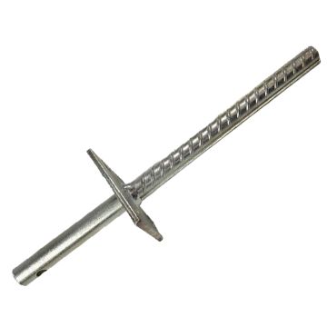 Geribbelde Instortanker met pen 80x80mm