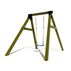 Houten Schommel Vierkant Hout Enkel BK Black