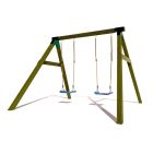Houten Schommel Vierkant Hout Dubbel BK