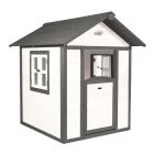 Houten speelhuisje Sunny Lodge Grijs/Wit