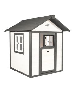 Houten speelhuisje Sunny Lodge Grijs/Wit