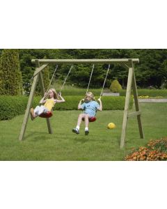 Twee persoons Houten schommel Premium