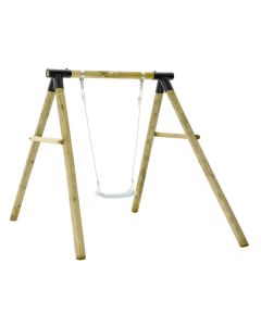 Houten Schommel Rondhout Enkel BK Black