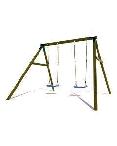 Houten Schommel Rondhout Dubbel BK