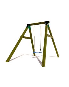 Houten Schommel Vierkant Hout Enkel BK