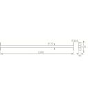 Duikelstang 125 cm RVS | Afmetingen