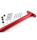 Duikelstang 125 cm metaal rood met bevestigingsmaterialen