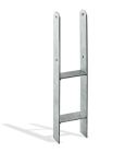 Paalhouder vierkant H-anker 121x121mm