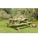 Houten Picknicktafel 180x170x75 cm