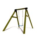 Houten Schommel Vierkant Hout Enkel BK Black