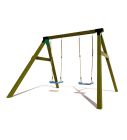 Houten Schommel Vierkant Hout Dubbel BK