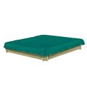 Zandbak afdekking groen 180x180 cm PVC