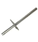 Geribbelde Instortanker met pen 80x80mm