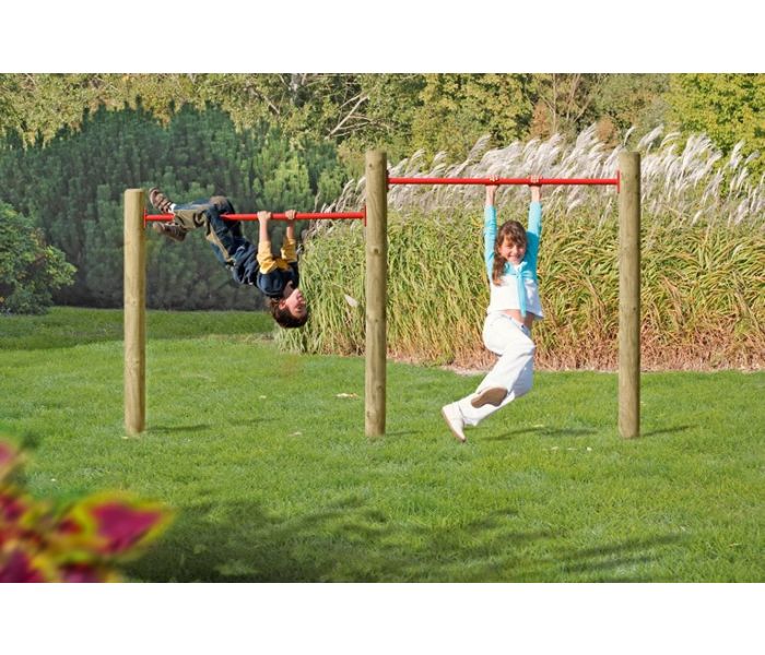 Houten Duikelrek Dubbel BK