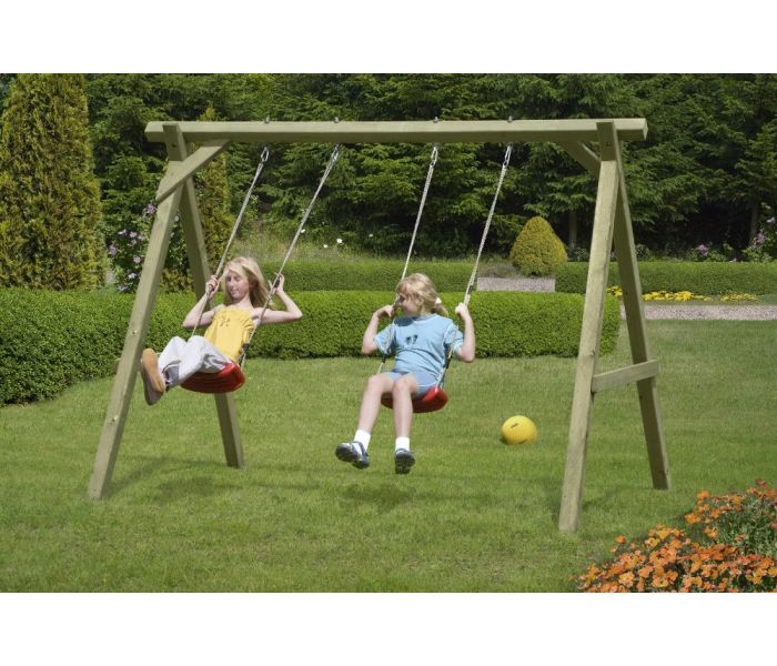Twee persoons Houten schommel Premium