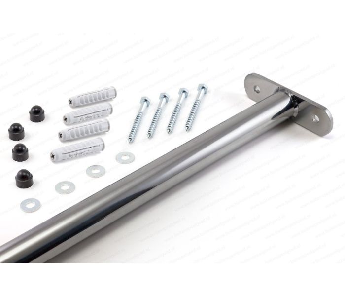Duikelstang 90 cm RVS inclusief bevestigingsmateriaal