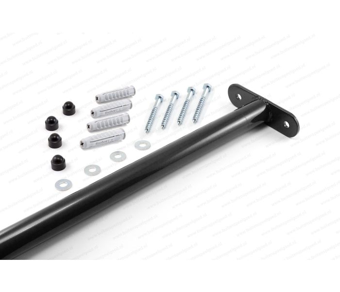 Duikelstang metaal 125 cm zwart