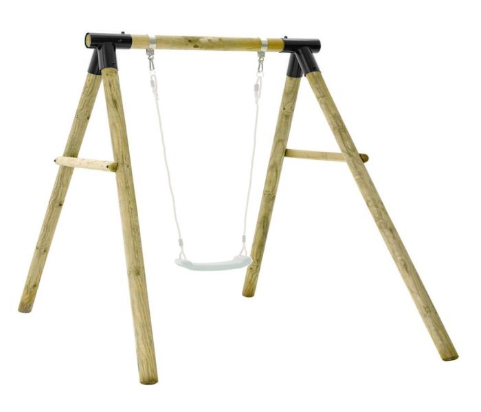 Houten Schommel Rondhout Enkel BK Black