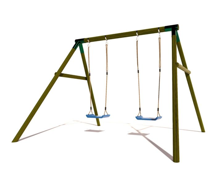 Houten Schommel Rondhout Dubbel BK