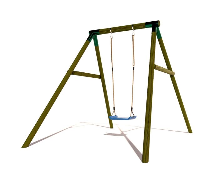 Houten Schommel Rondhout Enkel BK